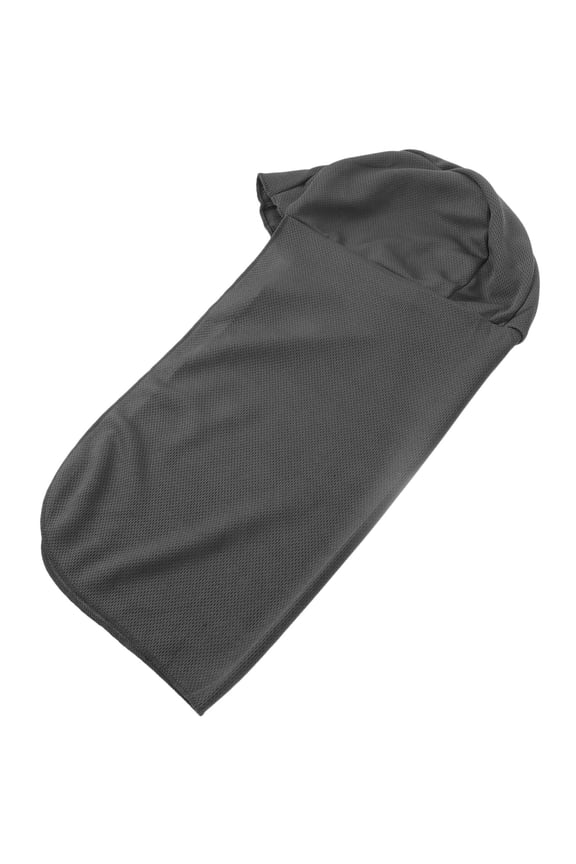 Worgeous  2 Pcs Sun Visor Hat with Neck Flap Cooling Men Hats Man Dark Grey