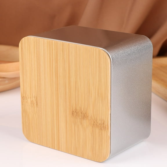 CIMAXIC Sealed Storage Tinplate Box Silver 2Pcs for Tea Cupcakes Cookies Business Cards