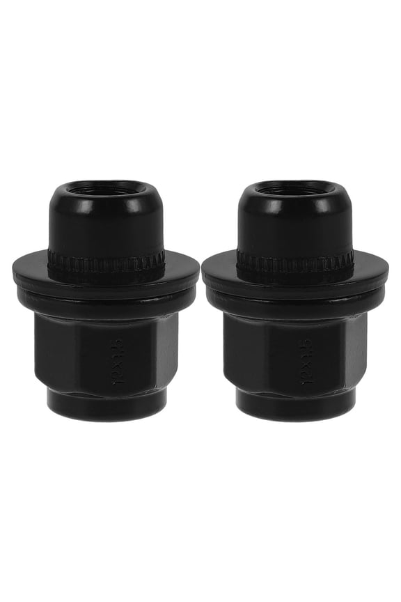 2 Pcs Tire Nut Furry Keychain Giant White Plug Product Beading Hat Black