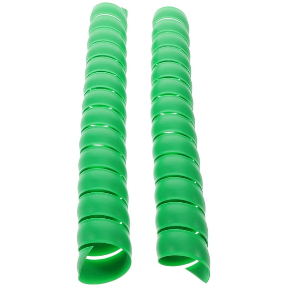 WHAMVOX Plastic Tree Trunk Guard Green for Saplings Farm 2Pcs 15.7X2.0X2.0In