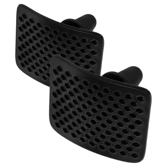 Worgeous 2 Pcs Ventless Deflector Car Air Conditioner Windshield 7.00X6.00X6.00CM Black