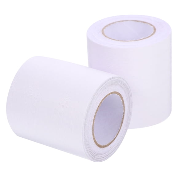 WHAMVOX Flexible Self-Adhesive PVC Skirting Board Trim for Walls, Decorative White Wall Decals, Peel and Stick Roll, 5 Meters