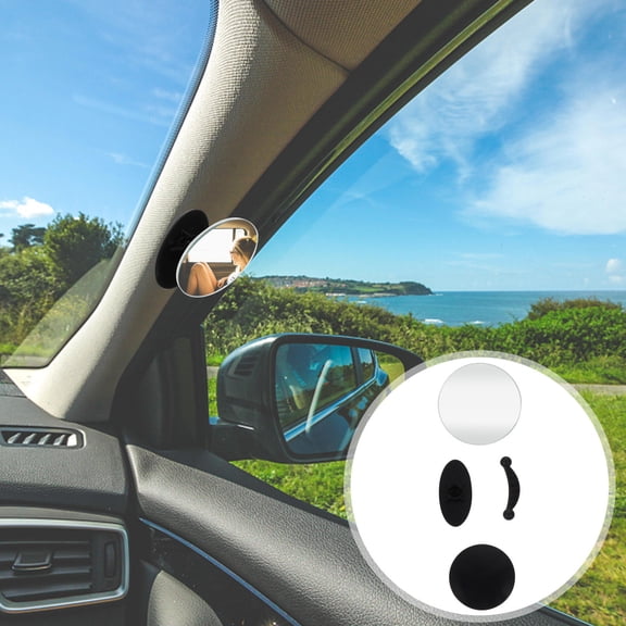 Worgeous 2 Sets Blind Spot Mirrors Convex Car Rear Side View Wide Angle