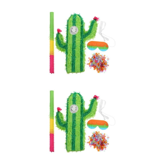 WORGEOUS 2 Sets  Birthday Pinata Decor Bridal Shower Pinata Decoration Party Decoration Halloween Pinata Cactus Pinata For Birthday Party
