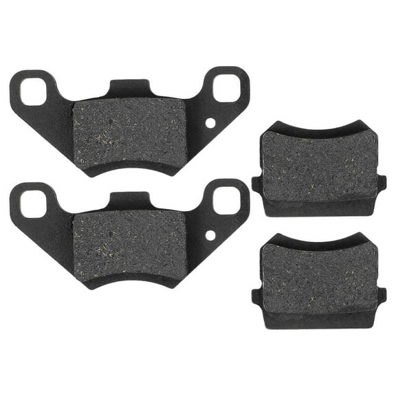 Worgeous 2 Sets Front And Rear Brake Pads For Atv Utv And Dirt Bike Disc Brake Replacement Set Front And Rear Friction Discs Pads Vehicle Supplies