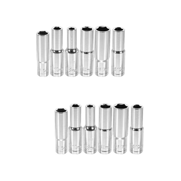 Worgeous 2 Sets  Nut Driver Drill Bit Socket Nut Setter Screwdriver Socket Bit Accessory