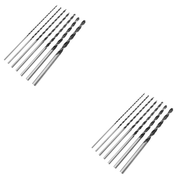 Worgeous 2 Sets Wood Drill Bit Steel Woodworking Reamer Cut Out Tool For Wood Plastic