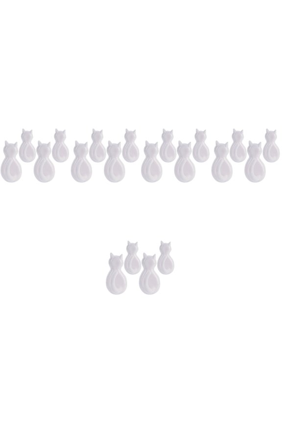 Worgeous 20 PCS  Decorative Cat-Tails Wall Mounted Bedroom Hanger for Hat Clothing Keychain