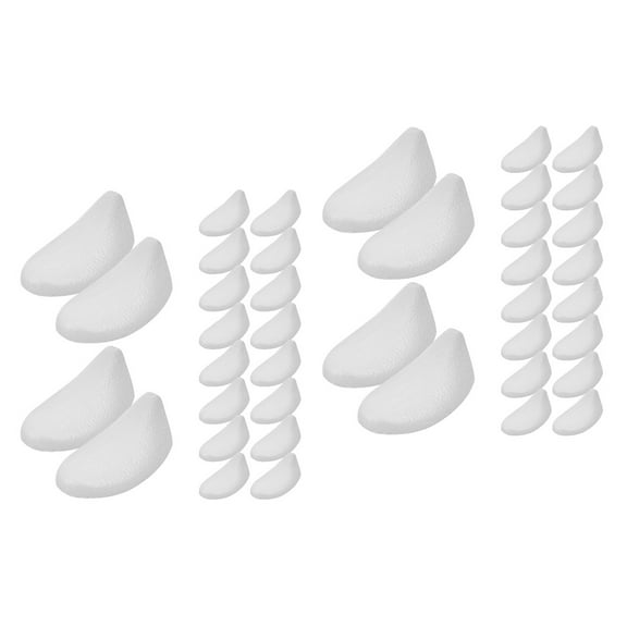 Worgeous 20 Pairs Shoe Shaper Inserts Foam Shoe Inserts Shoe Support Shoe Shape Holder