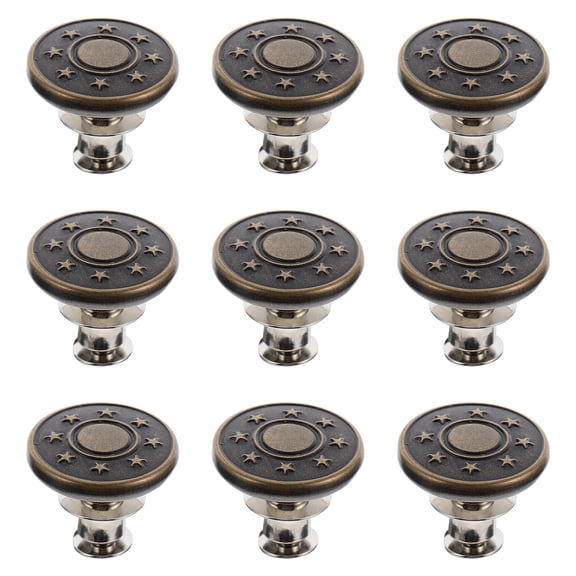 Worgeous 20 Pcs Button Starter Waist Buttons for Needlework Jeans Set Kit Man