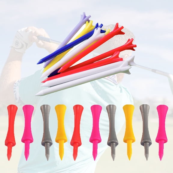 Worgeous 20 Pcs Golf Kicking Practice Tees Driving Range Travel