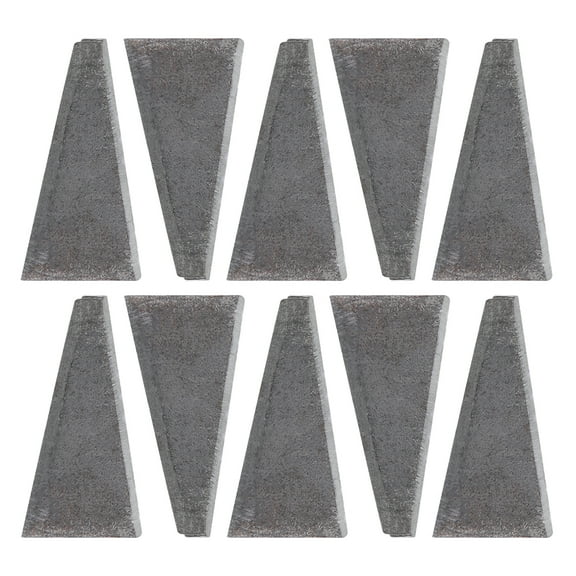 SEWCHICS Hammer Wedges Welding Chipping Hammer High Carbon Steel 20Pcs Grey 0.9X0.4X0.1In