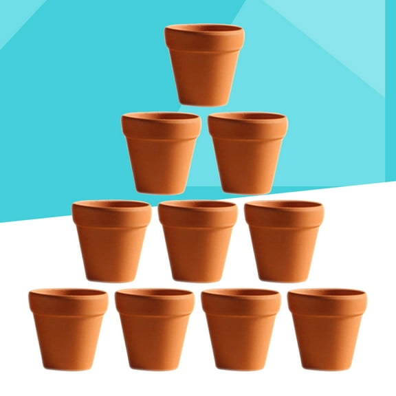 Worgeous  20 Pcs Potting Small Plant Pots Bulk Indoor Clay Plants Miss