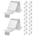 thumbnail image 1 of WHAMVOX 20pcs Heavy Duty Metal Cabinet Shelf Clips for File Cabinet Shelving Supports and Clamps, 1 of 8