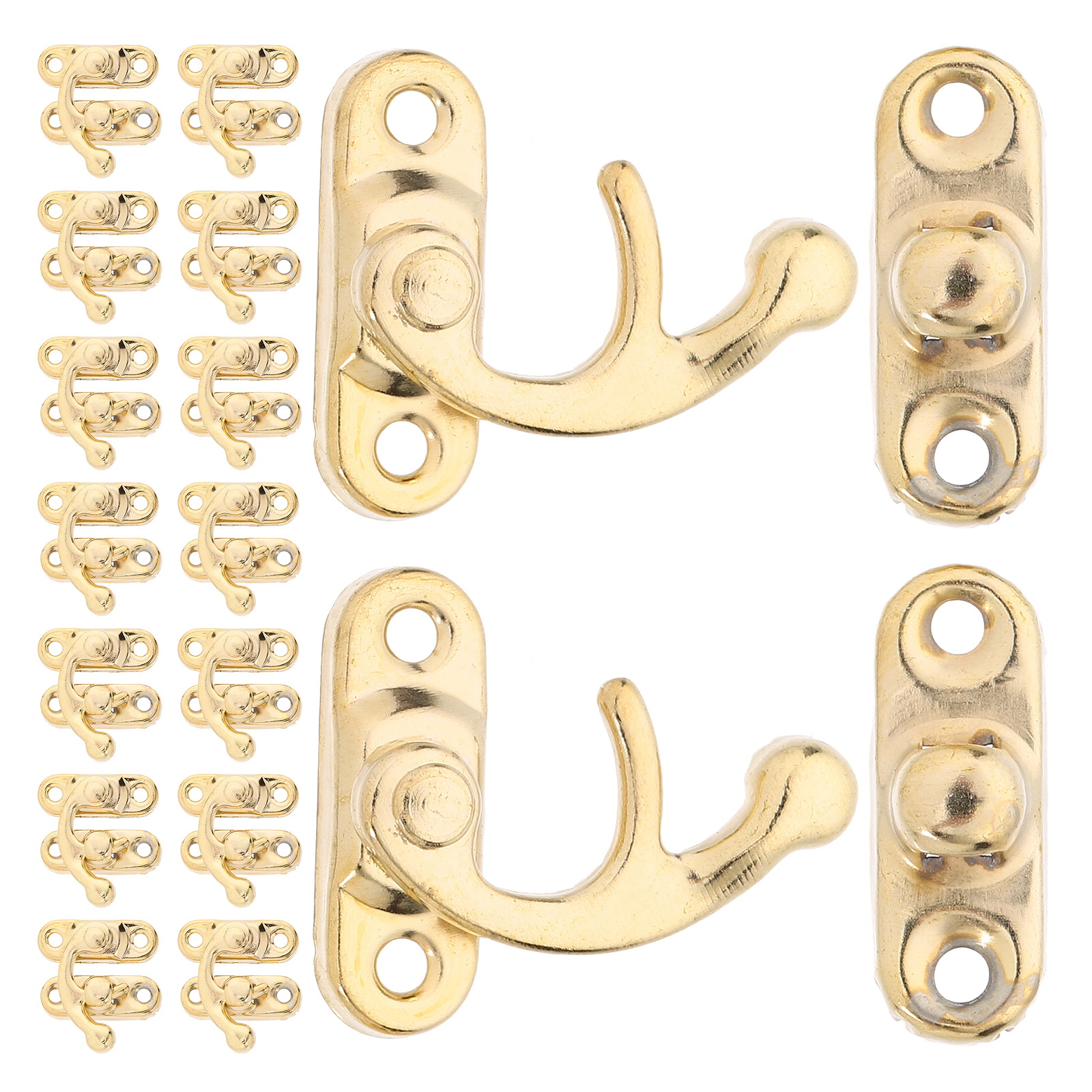 Worgeous 20 Pcs Suitcase Hook Drawer Hatch Clasp Flip Gate Latch Lock ...
