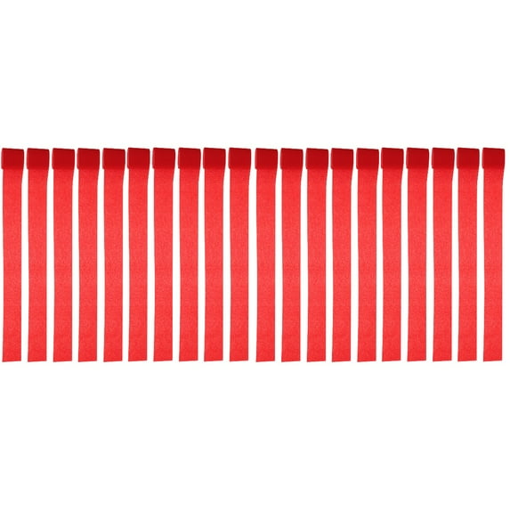 WORGEOUS 20 Rolls Solid Color Crepe Paper Streamers Decorative Party Paper Streamers