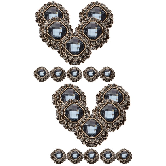 Worgeous 20 pcs  Cloak Sewing Button Replacement Rhinestone Coat Button Diy Clothes Fastener Accessory