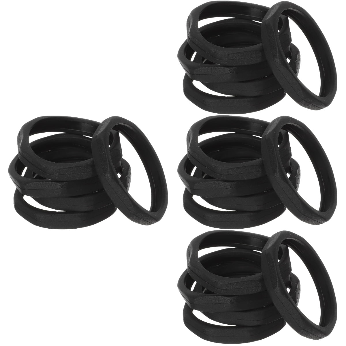 Worgeous 20 pcs Microphone Protection Rings Plastic Microphone Anti ...