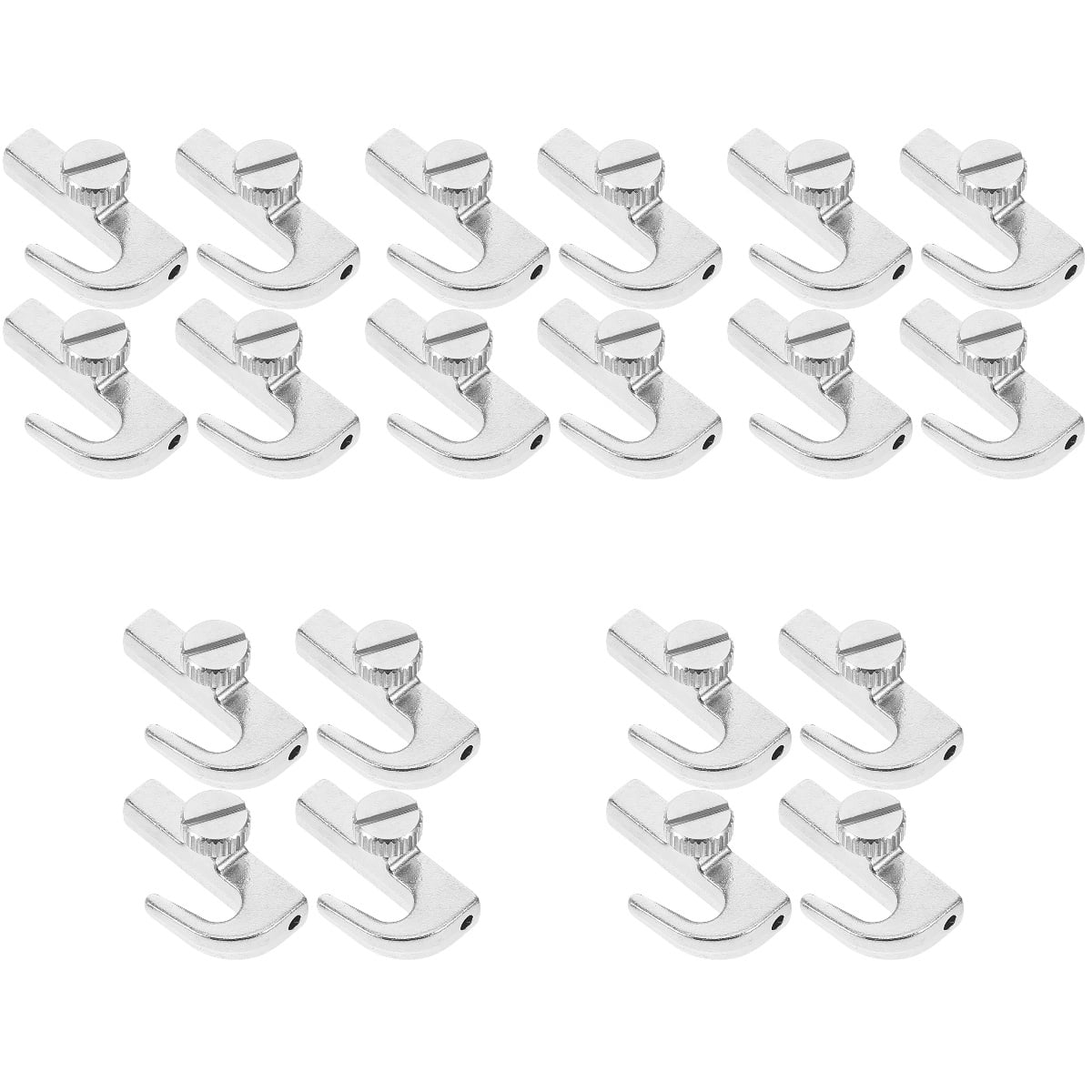 Worgeous 20 pcs  Picture Rail Hook Heavy Duty  Picture Hooks Picture Hanging Hooks For Hanging Pictures