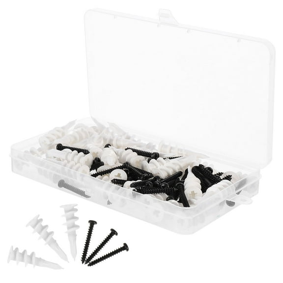 Worgeous 200 pcs Heavy Duty Wall Anchors Cavity Wall Fixer Practical Plasterboard Fixer