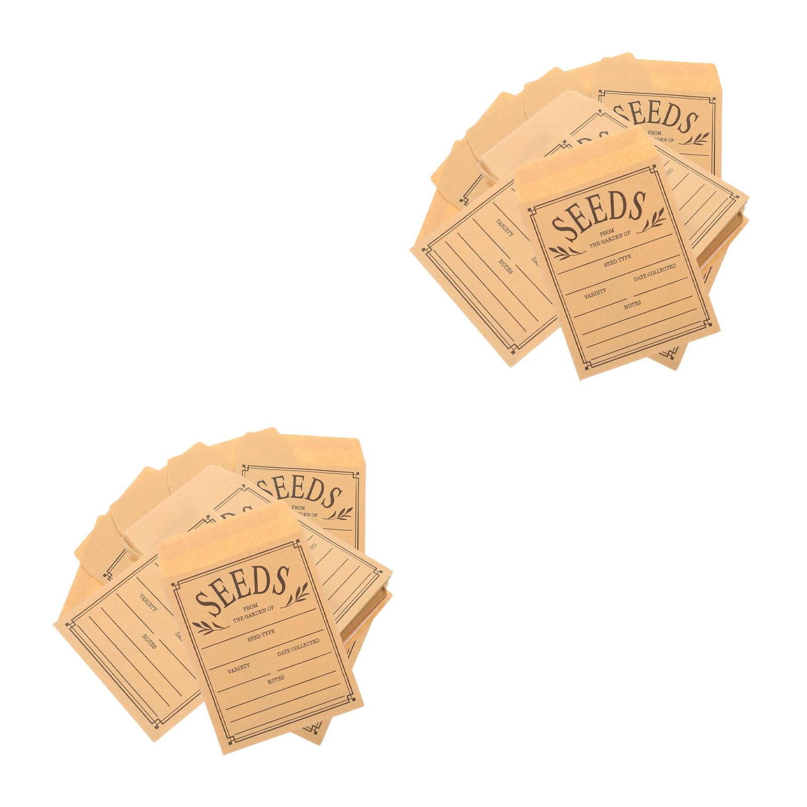 Worgeous 200 pcs Small Packets Envelopes Reusable Small Packets ...