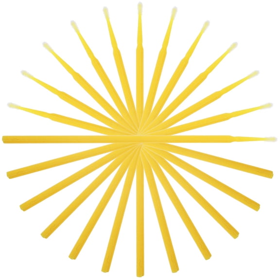 COMPUKAS Yellow Plastic Pollinator Tool for Garden Use Efficient Manual Pollinator for Vegetables and Flowers 200pcs