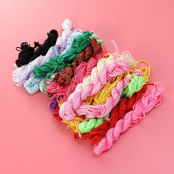 Phenofice Multicolor Lanyard String Diy Enthusiasts 20Pcs 118.1In
