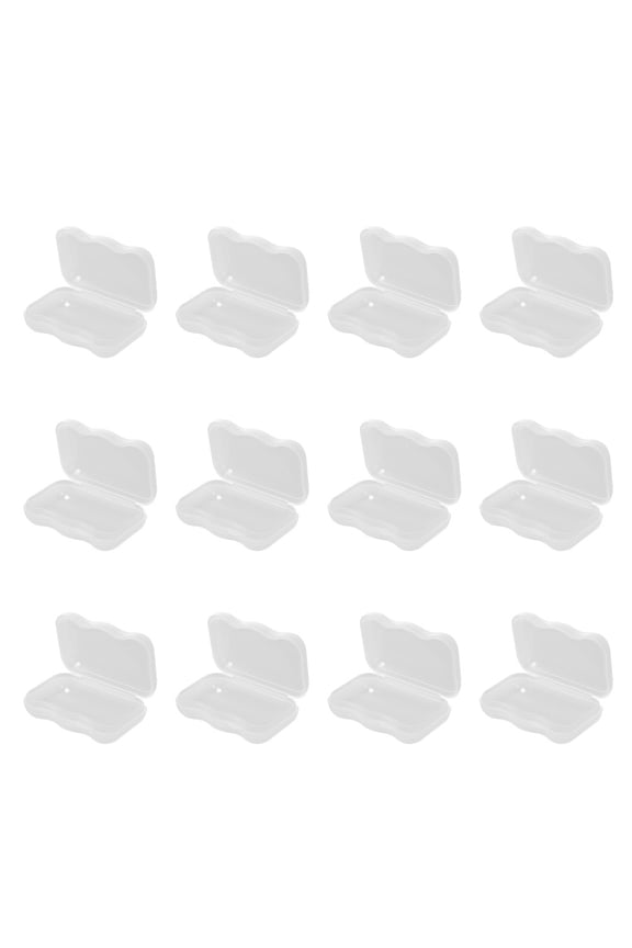 20Pcs Clear Plastic Pendant and Bracelet Storage Boxes for Home and Dressing Table