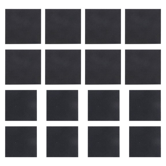 Worgeous 20Pcs Anti Skid Shoe Grippers Wear-resistant Heel Noise Reduction Sticker 6.5x6.5in