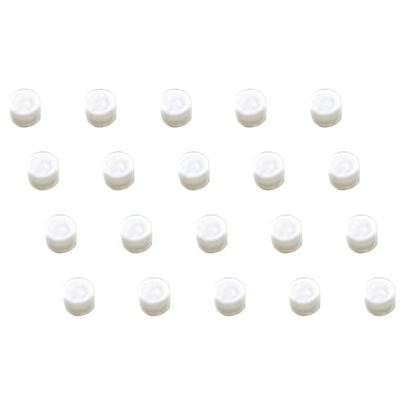 Worgeous 20Pcs Guitar Fretboard Decoration Markers Dots Shell Material for Musical Instruments Performance