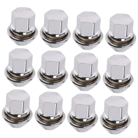 Raindrops Aluminum Alloy Wheel Nut for Car Use Lightweight Durable Silver Color Fits 19MM Bolt