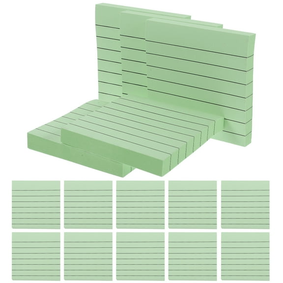 Worgeous 20Pcs Note Pads Sticky Memo Pads Portable Writing Paper Thick Paper Memo Pads for Students