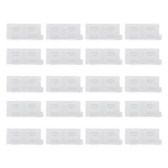 Worgeous power strip String Lights Clips Acrylic Light Hanging General Users Patio Parties 20Set