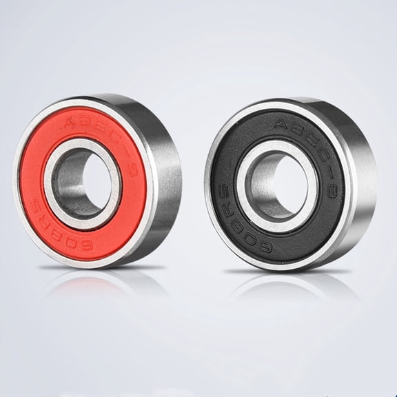 Worgeous 20pcs 608 2 Inline Roller Skate Wheel Bearing Anti-rust Skateboard Wheel Bearing Sealed -9 (Red)