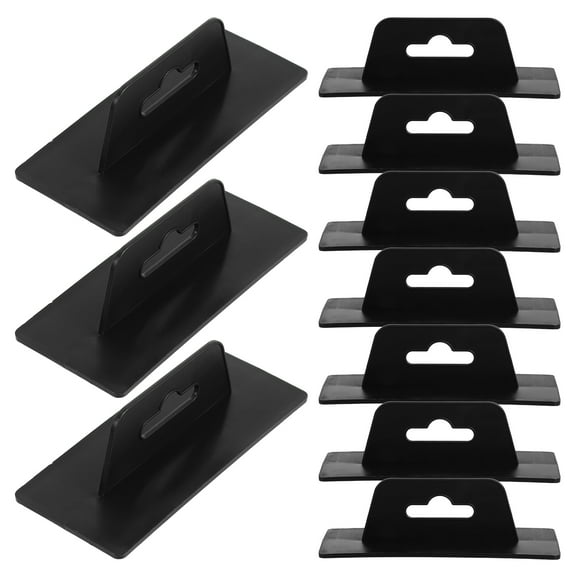 Worgeous 20pcs Aircraft Hole Hook Retail Display Plastic Hooks Hanging Hooks Tabs Hooks Clothes Hangers Tabs Pegboard Display Hooks