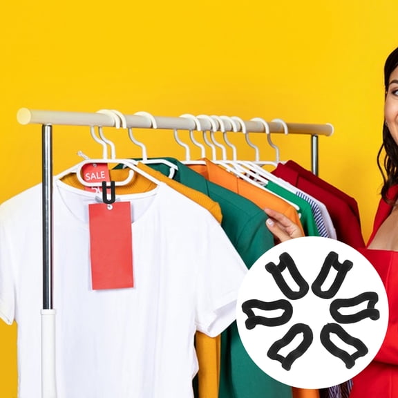 Worgeous 20pcs Clothes Hanger Connector Hooks with Anti Slip Design Sturdy Hanger Extenders for Space Saving Closet Organization
