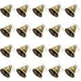 thumbnail image 1 of HOOWIFFY Mini Decorative Craft Bells Metal Christmas Ornaments for Women, 20 Pieces Holiday Accessories, 1 of 8
