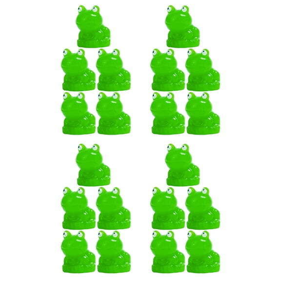 Worgeous 20pcs Mini Frog Figurines Miniature Resin Frogs Fairy Garden Moss Landscape Ornaments For Home Outdoor Decoration