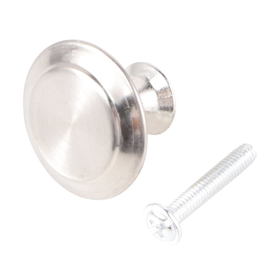 Worgeous 20pcs Stainless Steel Drawer Knobs Cupboard Door Single Hole Handles Household Small with Screws