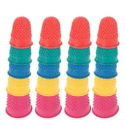 SEWCHICS Thumb Guard Finger Protectors Yellow Non-Slip Grip Painting 20Pcs