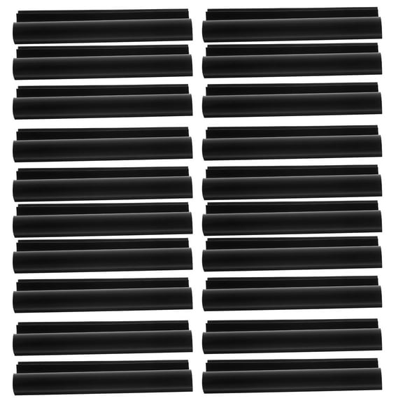 Worgeous  24 Pcs Pool Cover Clips above Ground Safety Inflatable Black