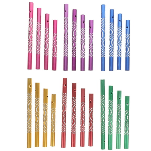 Worgeous  24 Pcs Wind Chime Replacement Tubes DIY Material Kit