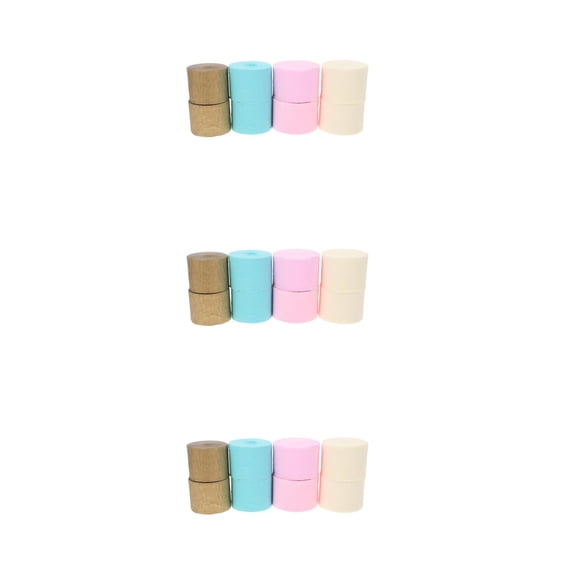 WHAMVOX Raindrops 24 pcs Crepe Paper Streamer Ribbon for Christmas Party Decorations Craft Wedding Baby Bridal Shower Birthday Supplies Kit