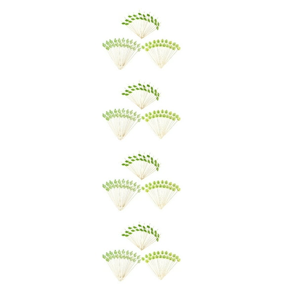 Worgeous 240 pcs Tropical Fruit Picks Food Picks for Jungle Theme Birthday Party Decoration (Green Leaf, Monstera Leaf, Cactus)