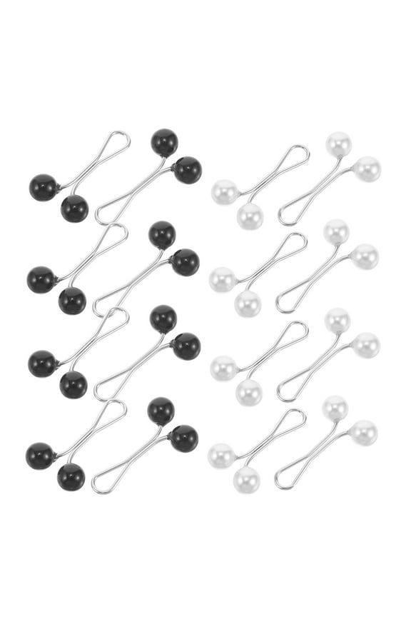 24pcs Hijab Pins Decorative Muslim Headscarf Pins Fancy Scarf Accessories Small U Shaped Scarf Clips Hijab Pin For Women