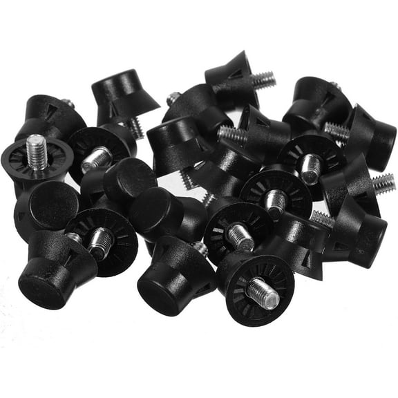 Worgeous  25 Pcs Football Spikes Sports Cleat Soccer Shoes Nails Miss