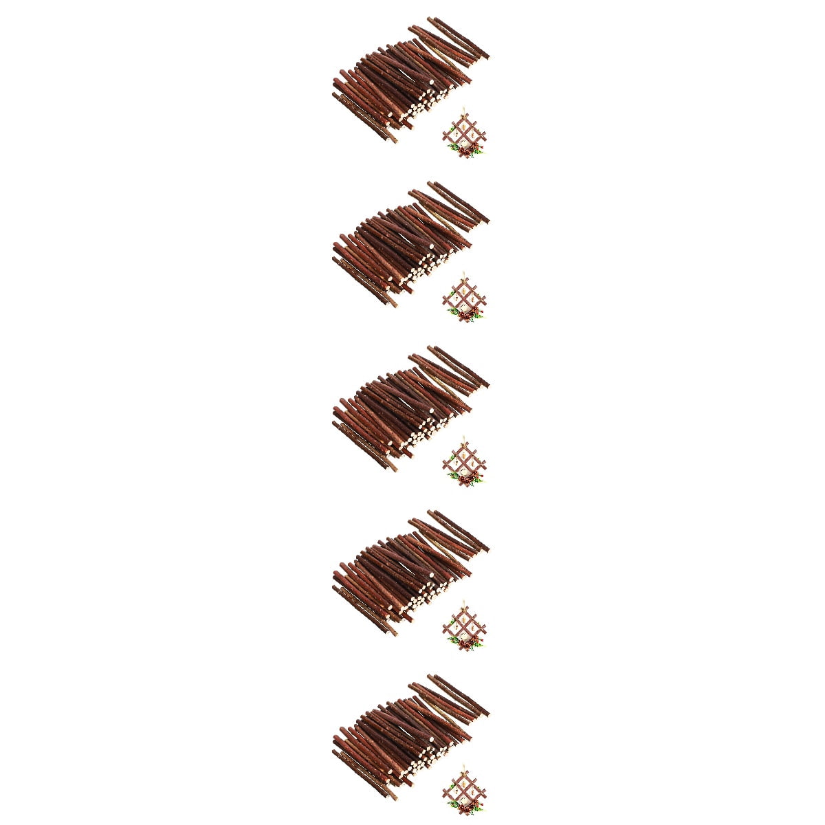 Worgeous 250 Pcs  Wood Sticks Craft Sticks Wood Craft Sticks Log Sticks Craft Twigs Natural Sticks Rustic Home Decors