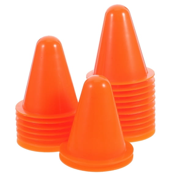 Worgeous 25Pcs Mini Skating Marker Cone Training Cones Sports Cones Training Space Obstacle Marking Cone