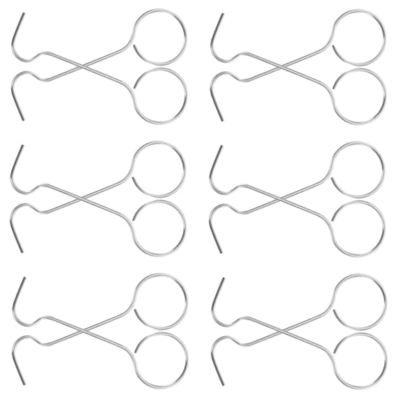 Worgeous 25pcs Stainless Drain Hook Drain Lifting Hook Metal Drain Removal Tool Floor Drain Removal Hook