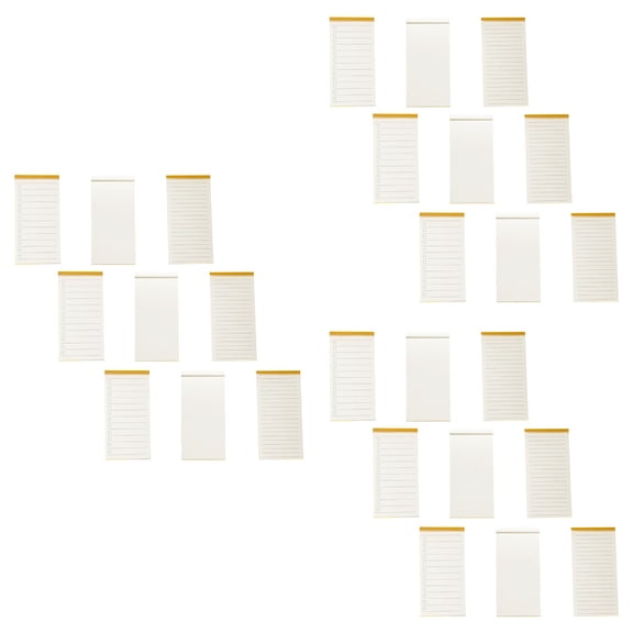 Worgeous 27 pcs  Tear-off Plan Memo Notepads Check List Organizer Tracking Grocery Lists